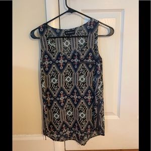 Floral Tank Top Blouse